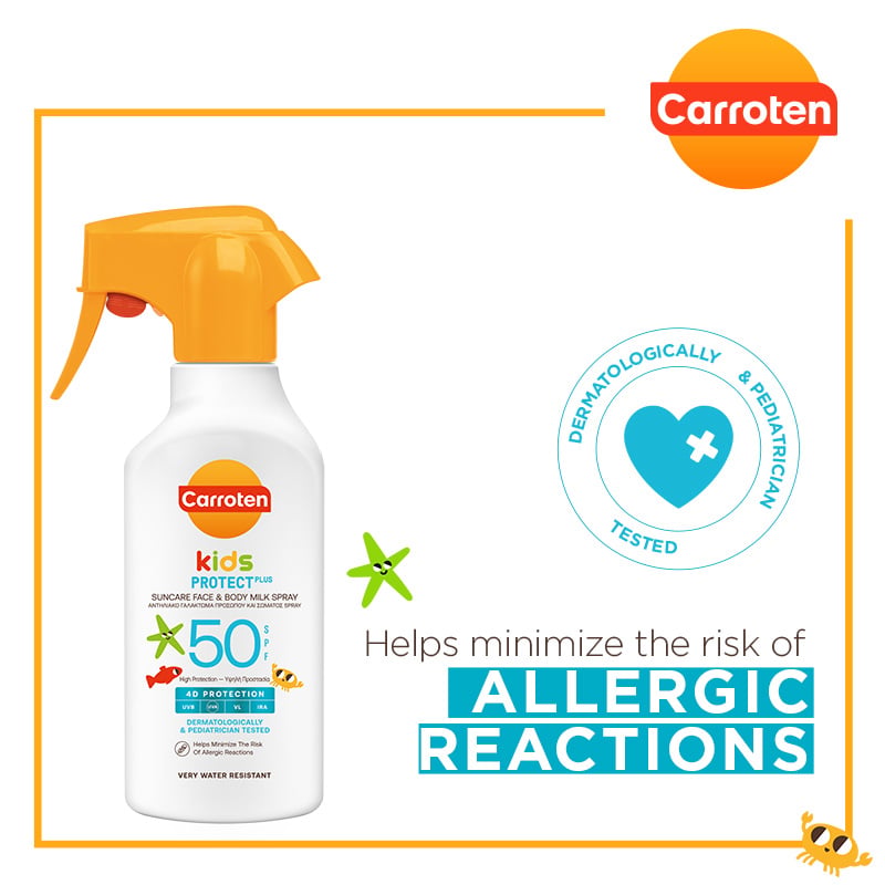 CARROTEN - KIDS PROTECT PLUS Suncare Face & Body Milk Spray SPF50 - 270ml